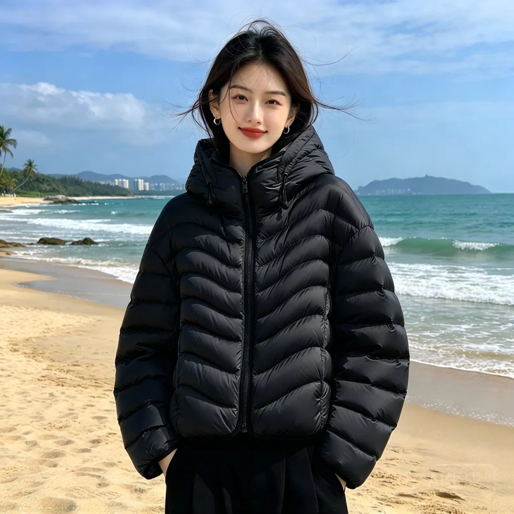 极地中长款羽绒服